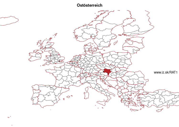 map of Ostösterreich AT1