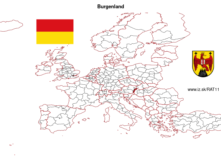 map of Burgenland AT11