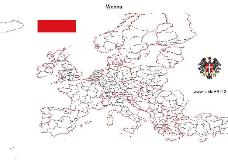 map of Wien AT13