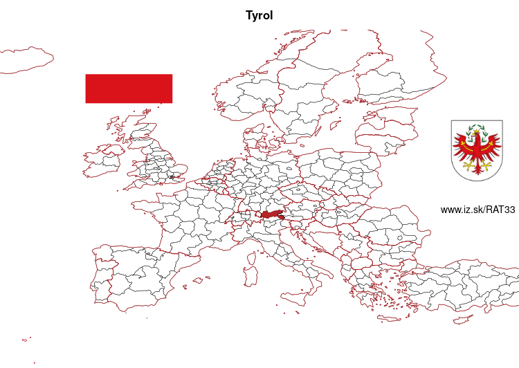 map of Tyrol AT33