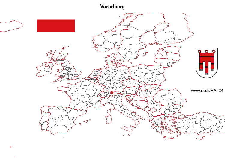map of Vorarlberg AT34