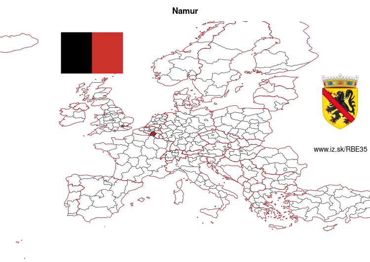 map of Province of Namur BE35