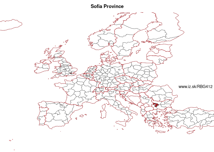 map of Sofia BG412