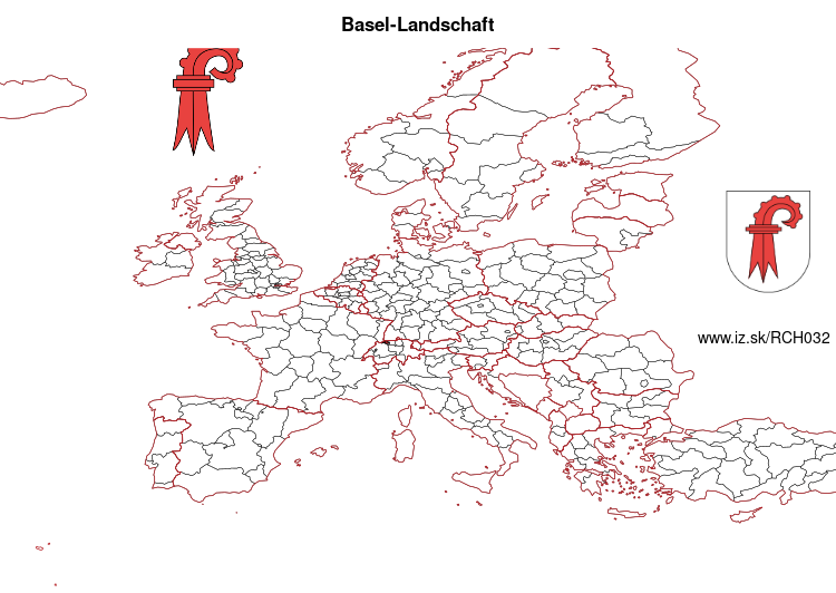 map of Basel-Landschaft CH032