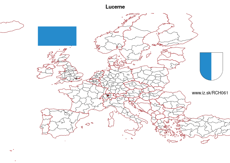 map of Lucerne CH061