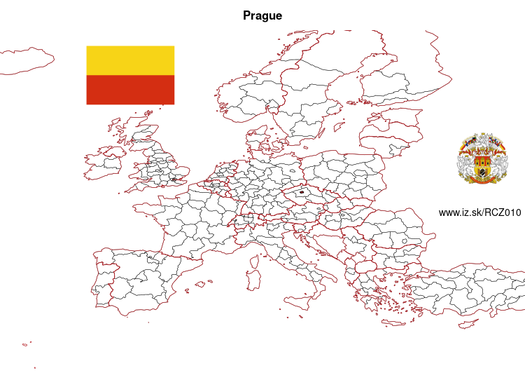 map of Prague CZ010