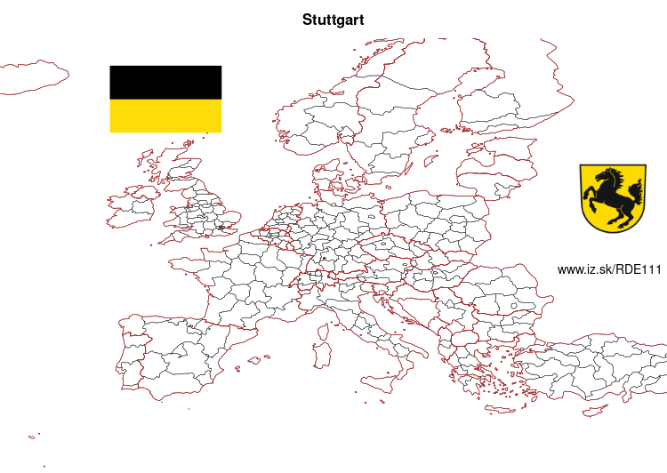 map of Stuttgart DE111