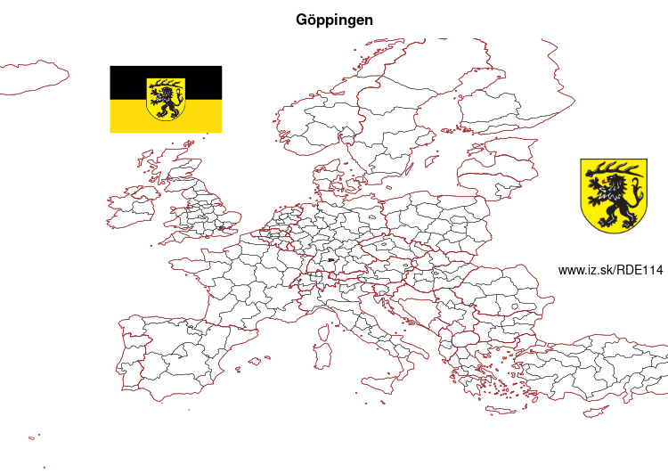 map of Göppingen DE114