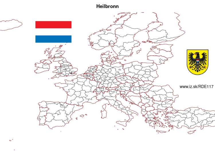 map of Heilbronn DE117