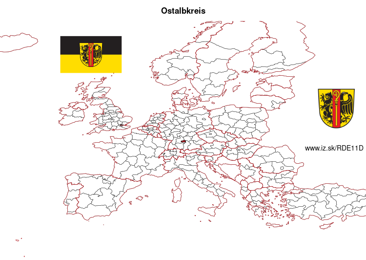 map of Ostalbkreis DE11D