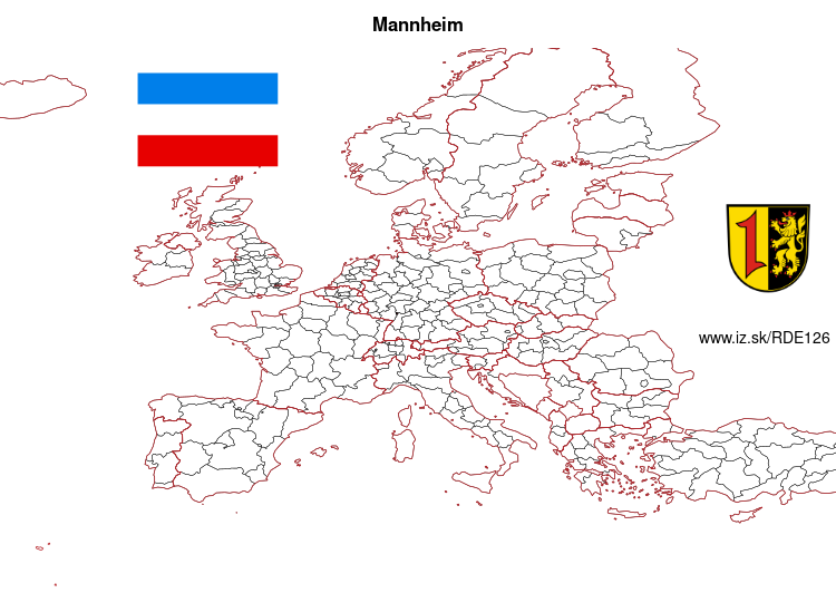 map of Mannheim DE126