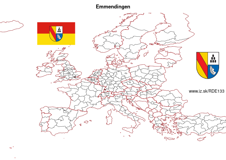 map of Emmendingen DE133