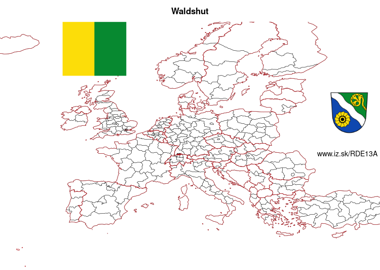 map of Waldshut DE13A