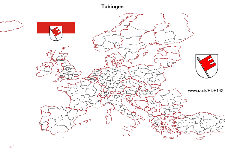 map of Tübingen DE142