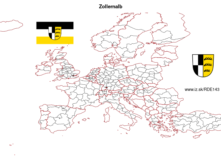 map of Zollernalb DE143