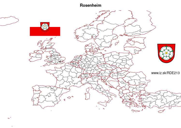 map of Rosenheim DE213