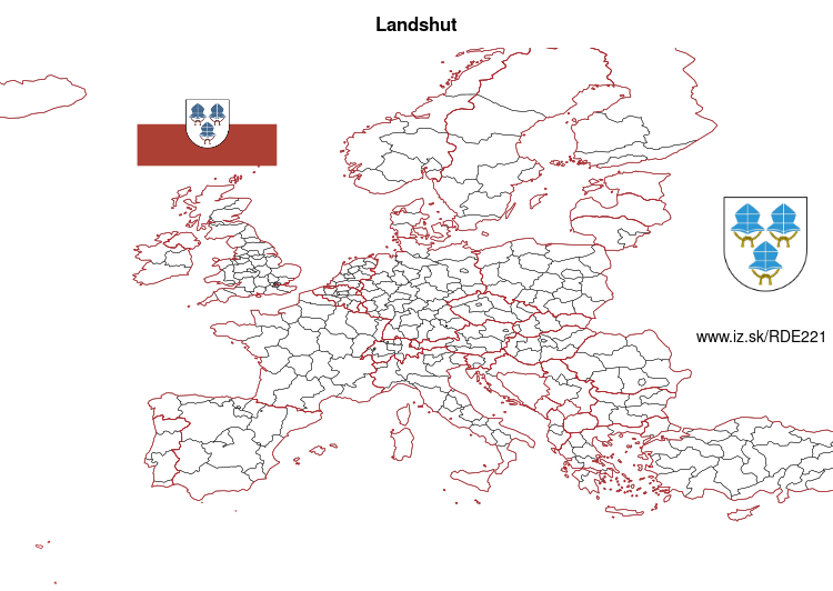 map of Landshut DE221