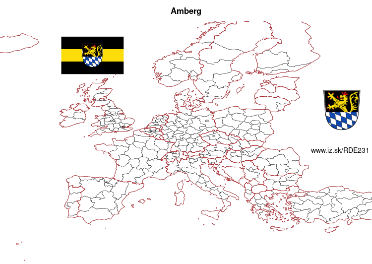 map of Amberg DE231
