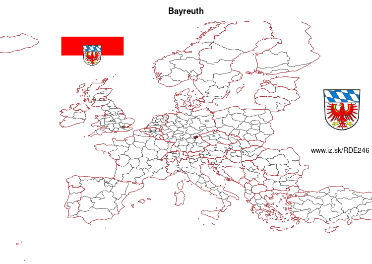 map of Bayreuth DE246