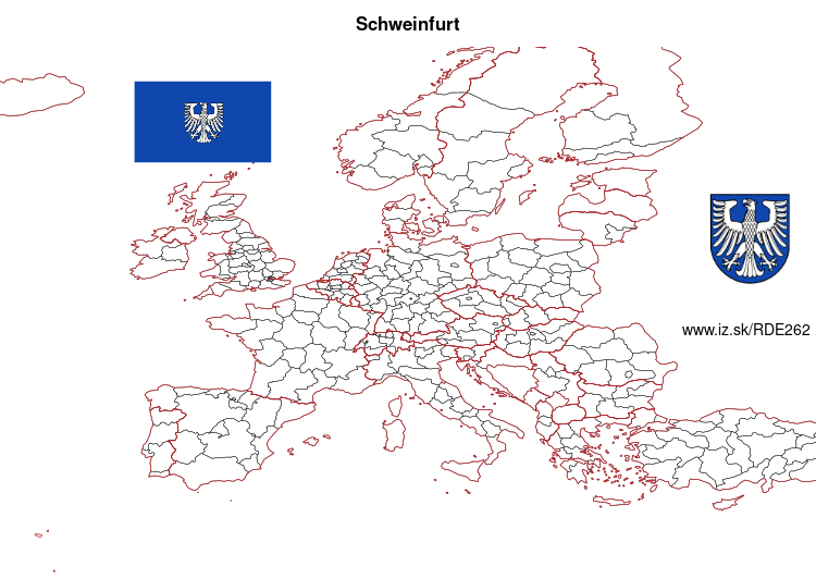 map of Schweinfurt DE262