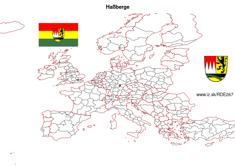 map of Haßberge DE267