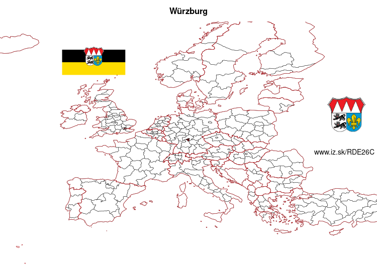 map of Würzburg DE26C