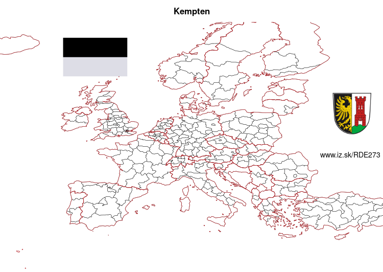 map of Kempten DE273