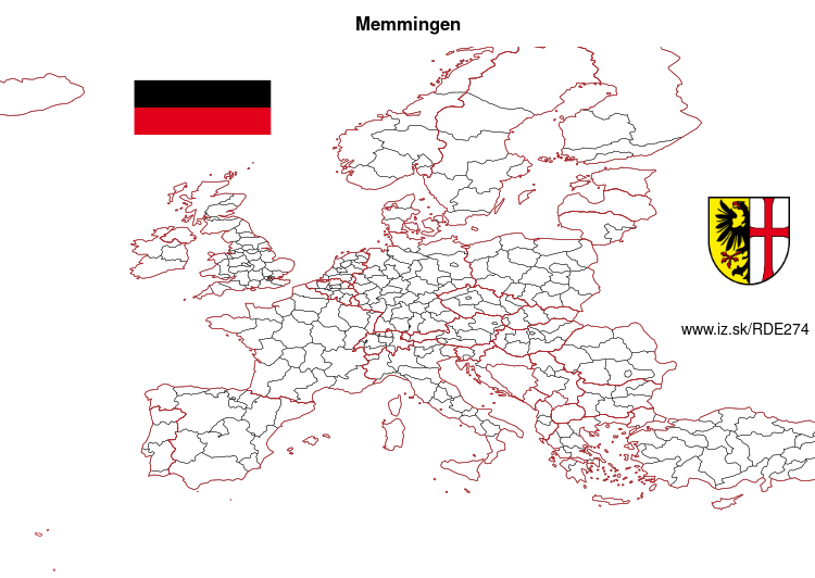 map of Memmingen DE274