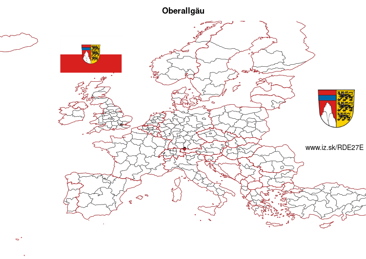 map of Oberallgäu DE27E