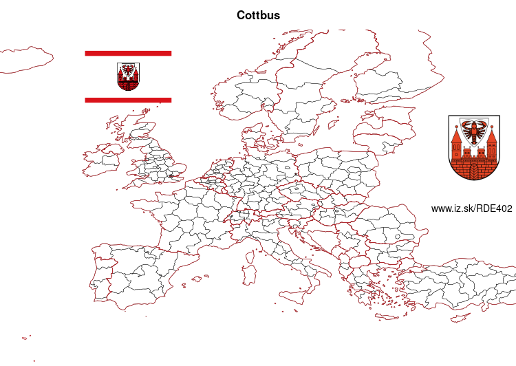 map of Cottbus DE402