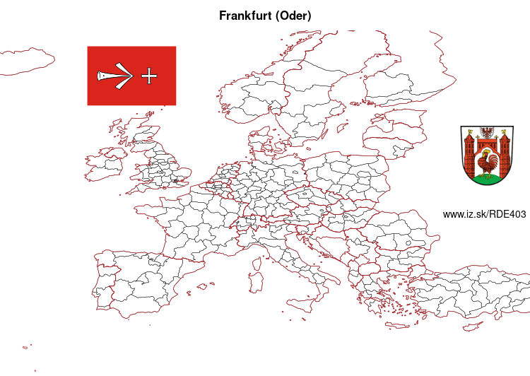map of Frankfurt (Oder) DE403