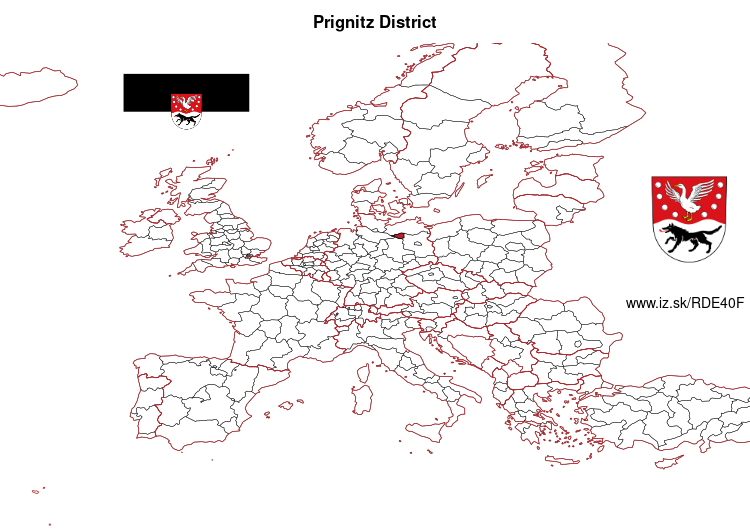 map of Prignitz District DE40F