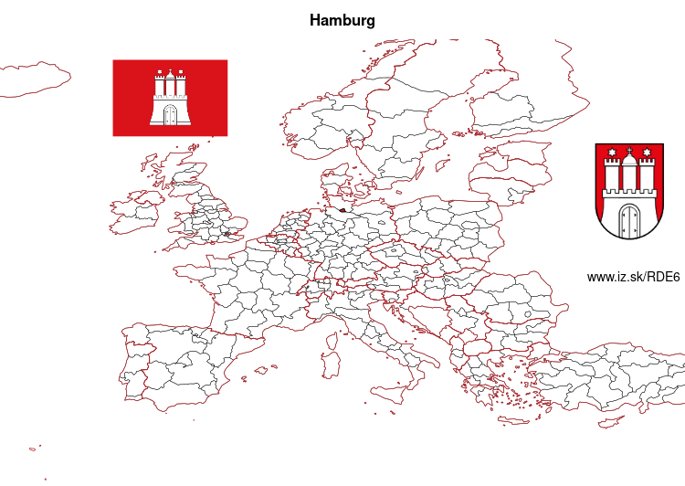 map of Hamburg DE6