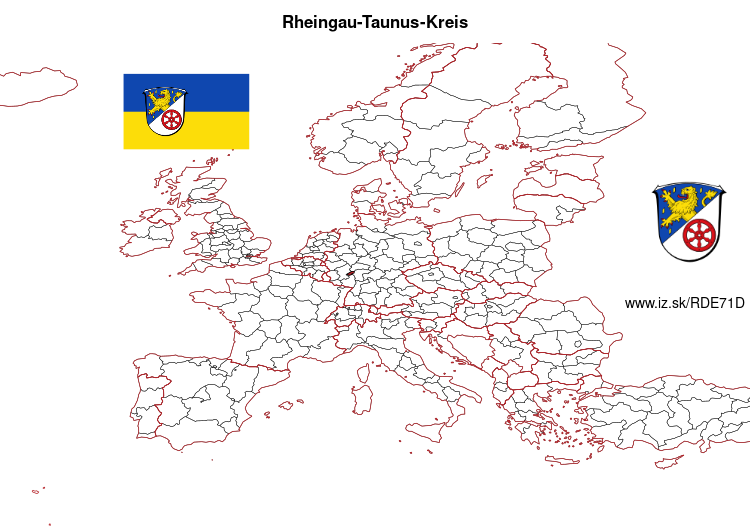 map of Rheingau-Taunus-Kreis DE71D