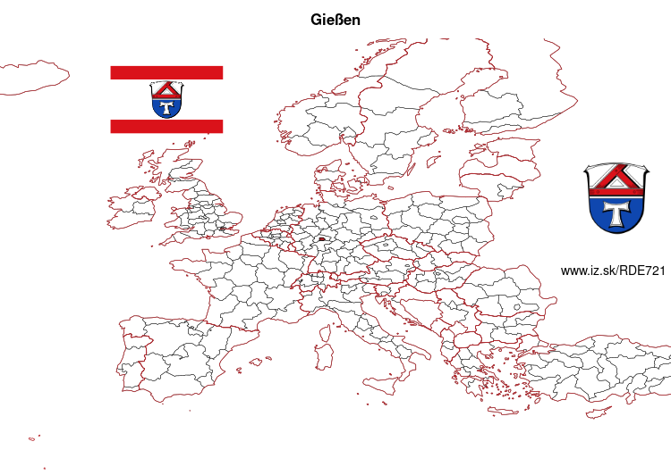 map of Gießen DE721