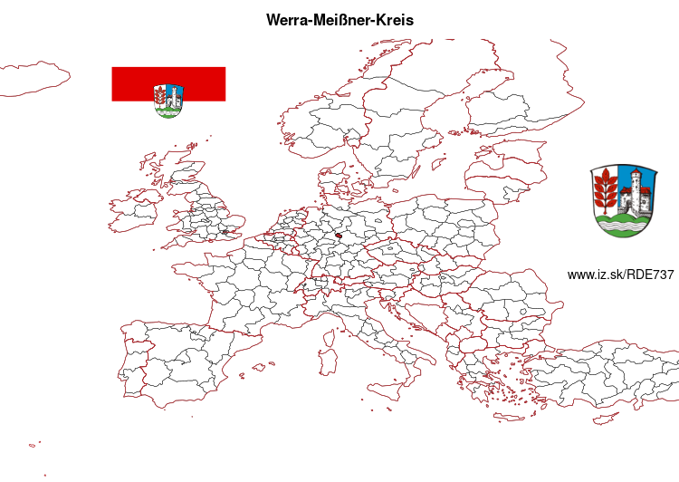 map of Werra-Meißner-Kreis DE737