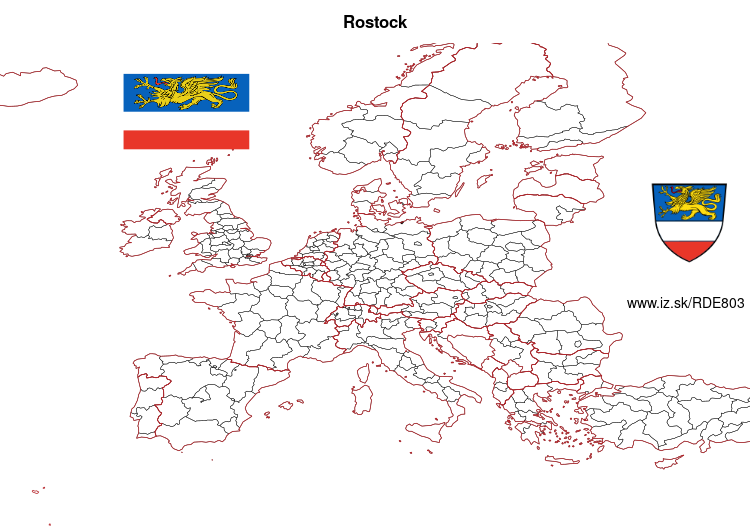 map of Rostock DE803