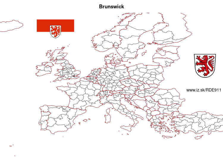 map of Brunswick DE911