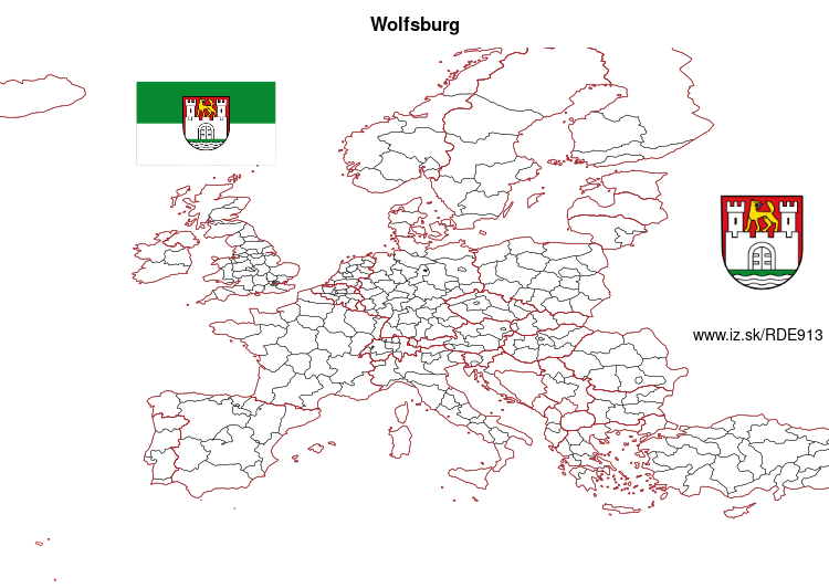 map of Wolfsburg DE913