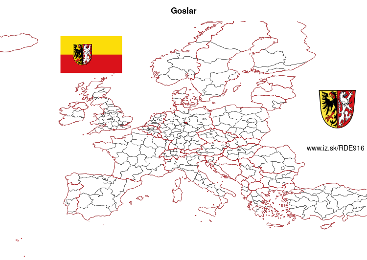 map of Goslar DE916