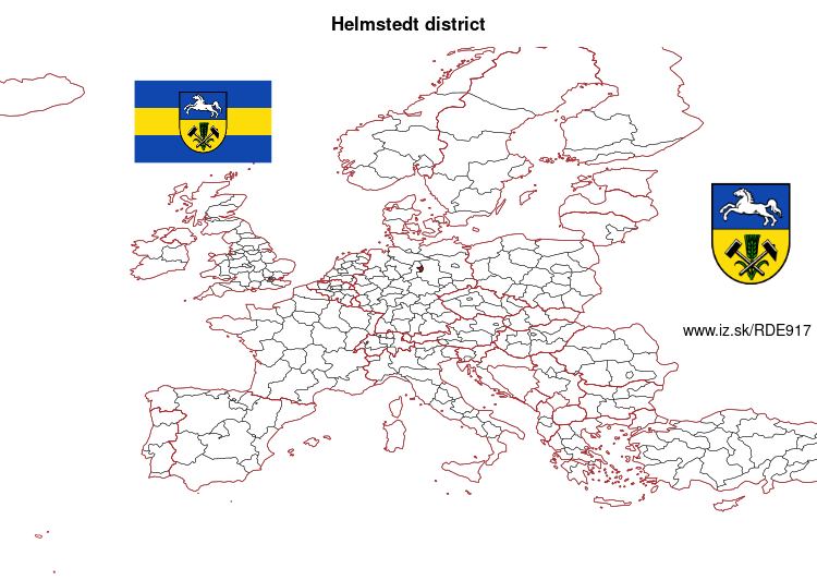 map of Helmstedt District DE917