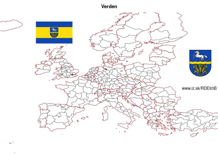 map of Verden DE93B