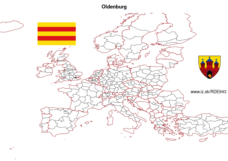 map of Oldenburg DE943