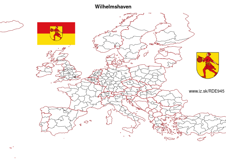 map of Wilhelmshaven DE945