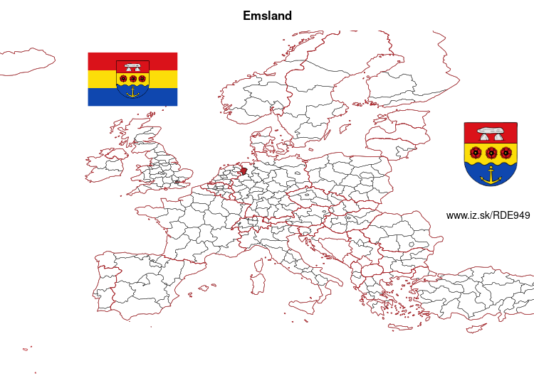 map of Emsland DE949