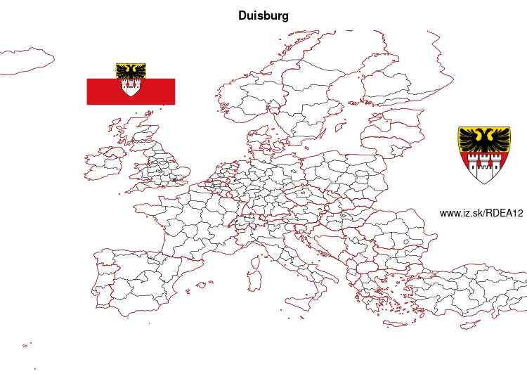 map of Duisburg DEA12