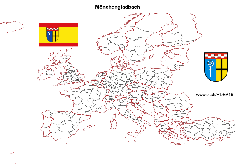 map of Mönchengladbach DEA15