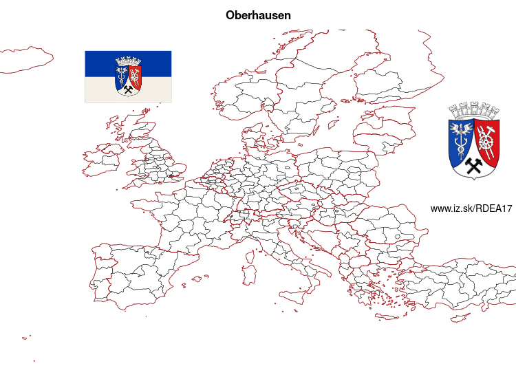 map of Oberhausen DEA17