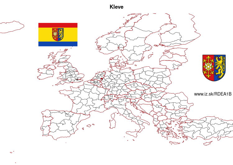 map of Kleve DEA1B