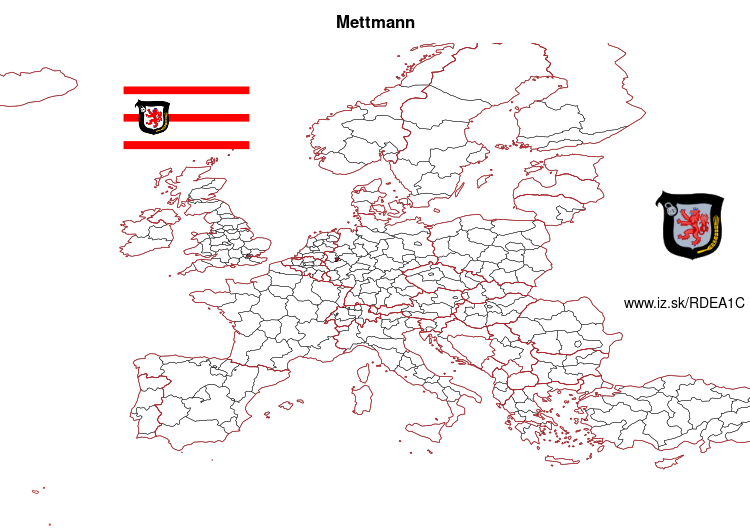 map of Mettmann DEA1C